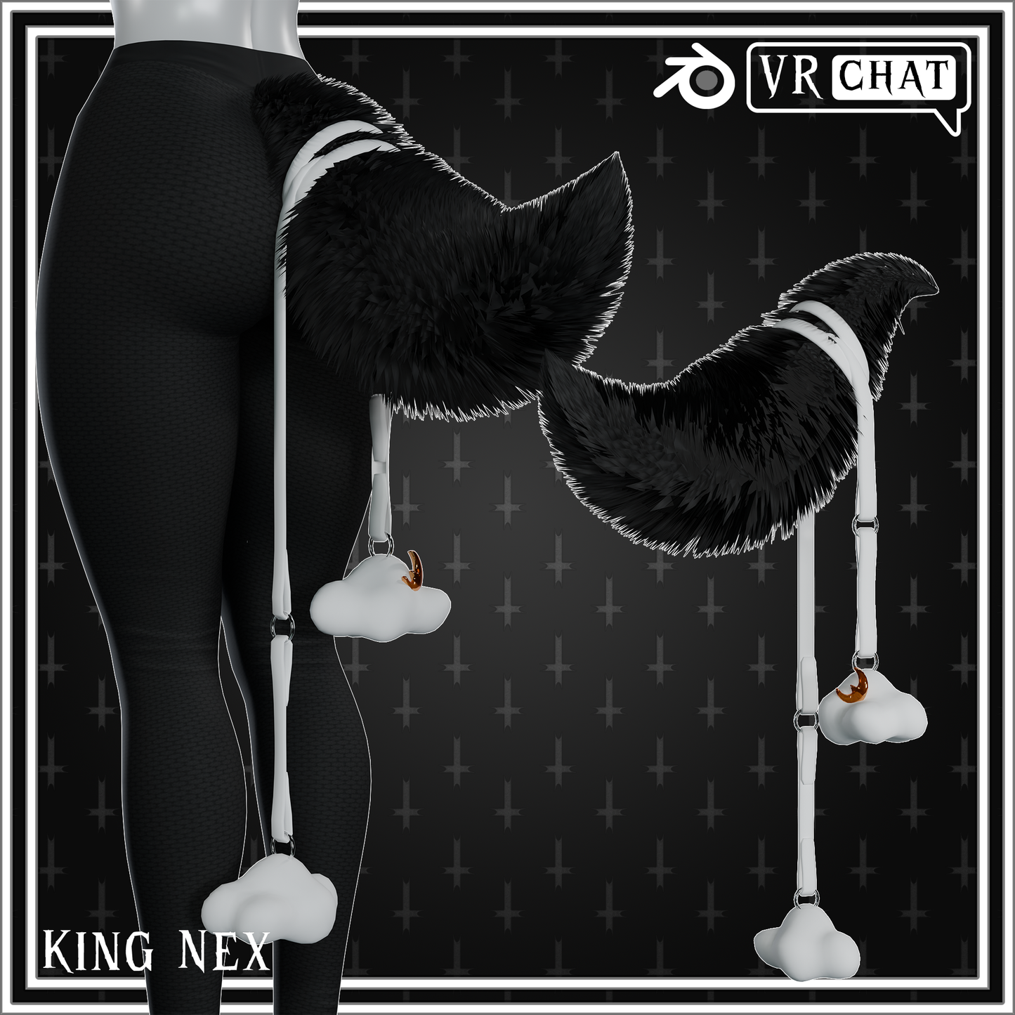 ⛓ STRAPPY MOON TAIL ⛓