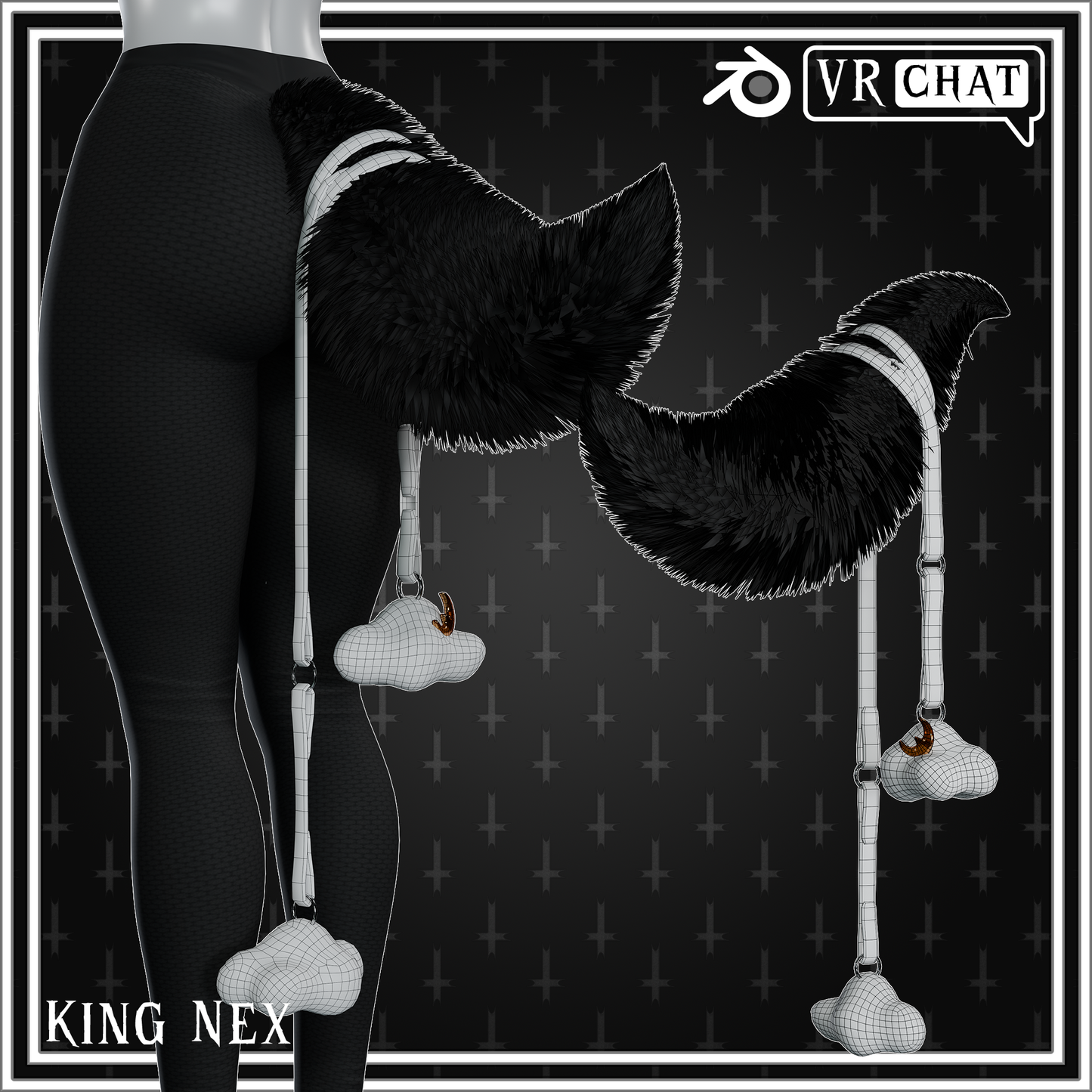 ⛓ STRAPPY MOON TAIL ⛓