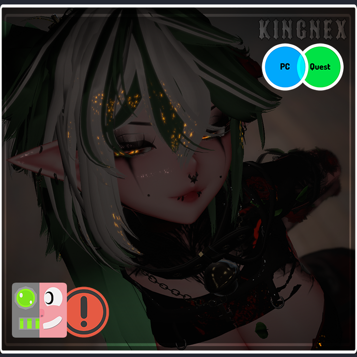 🥀 Mint: Blooming 🥀 VRCFT Add On King Nex Models 🥀 Mint: Blooming 🥀 VRCFT Add On King Nex Models