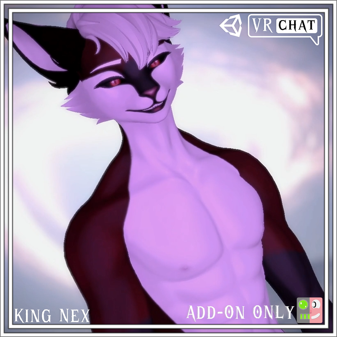 VRBase Furry Male [VRCFT Add-On] – King Nex Models